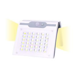 Aplique LED EDM Solar Blanco Sensor de Movimiento 6500 K 2 W 220 lm