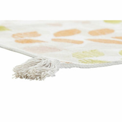 Alfombra DKD Home Decor Beige Multicolor Hoja de planta (160 x 230 x 1