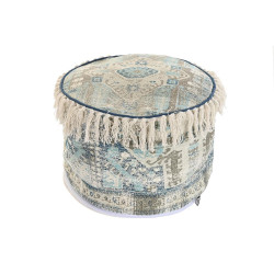 Cojín DKD Home Decor De suelo Beige Azul Marrón 40 x 40 x 40 cm Ára