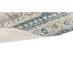 Alfombra DKD Home Decor Acabado envejecido Azul Algodón Árabe (120 x