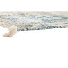 Alfombra DKD Home Decor Acabado envejecido Azul Algodón Árabe (120 x