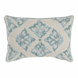 Funda de cojín DKD Home Decor 60 x 1 x 40 cm Azul Tradicional