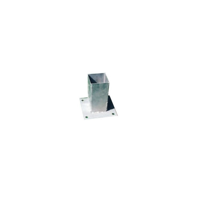 Base para Sombrilla Faura f50003 Cuadrado Acero Galvanizado 9 x 9 x 15 Base para Sombrilla Faura f50003 Cuadrado Acero Galvanizado 9 x 9 x 15