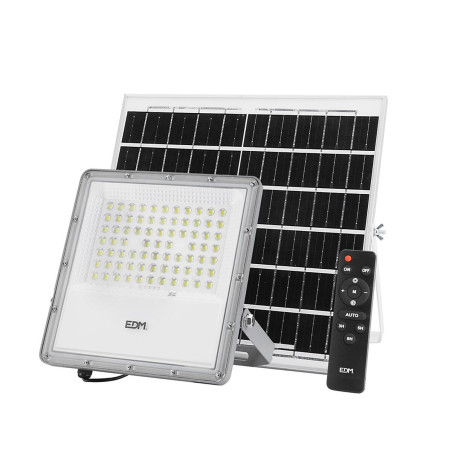 Foco Proyector EDM Mando a distancia Panel solar fotovoltaico 200 W 15
