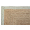 Alfombra DKD Home Decor Verde Marrón claro Natural Scandi 160 x 230 x
