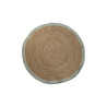 Alfombra DKD Home Decor Scandi Verde Marrón claro Jute (150 x 150 x 1
