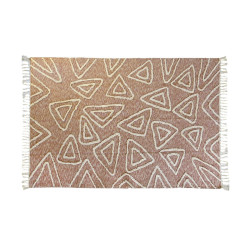 Alfombra DKD Home Decor Rosa Terracota Blanco Flecos Urbano (160 x 230