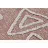 Alfombra DKD Home Decor Rosa Terracota Blanco Flecos Urbano (160 x 230