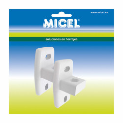 Soporte para toldo Micel TLD02 Blanco 4,4 x 3,82 x 8,6 cm Pared 2 Piez