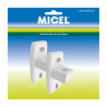 Soporte para toldo Micel TLD02 Blanco 4,4 x 3,82 x 8,6 cm Pared 2 Piez