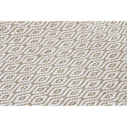 Alfombra Home ESPRIT Blanco Natural 150 x 1 x 230 cm