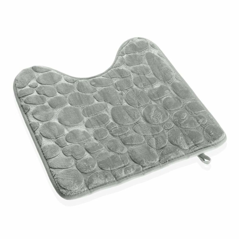 Alfombra de baño Versa Gris Poliéster (45 x 45 cm) Alfombra de baño Versa Gris Poliéster (45 x 45 cm)