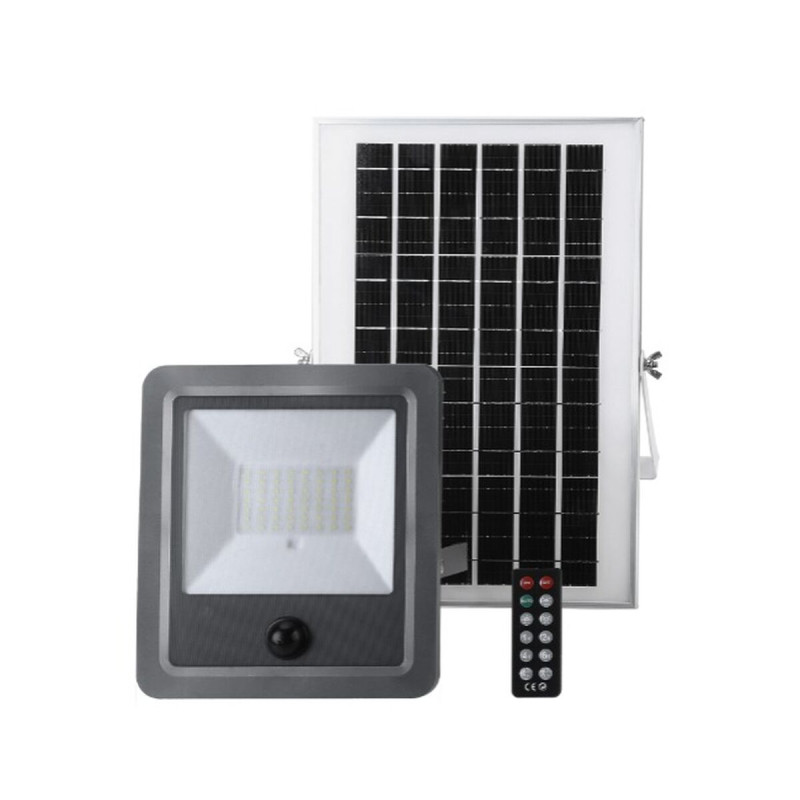 Foco Proyector EDM 31862 100 W 1200 Lm Solar Sensor de Movimiento (650