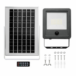 Foco Proyector EDM 31862 100 W 1200 Lm Solar Sensor de Movimiento (650