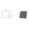 Foco Proyector EDM 31863 300 W 1800 Lm Solar Sensor de Movimiento (650