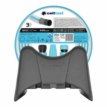 Set de Manguera con accesorios Cellfast Basic PVC Polipropileno 20 m