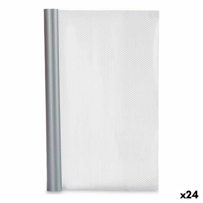 Antideslizante Plateado Polipropileno 45 x 200 cm (24 Unidades) Antideslizante Plateado Polipropileno 45 x 200 cm (24 Unidades)