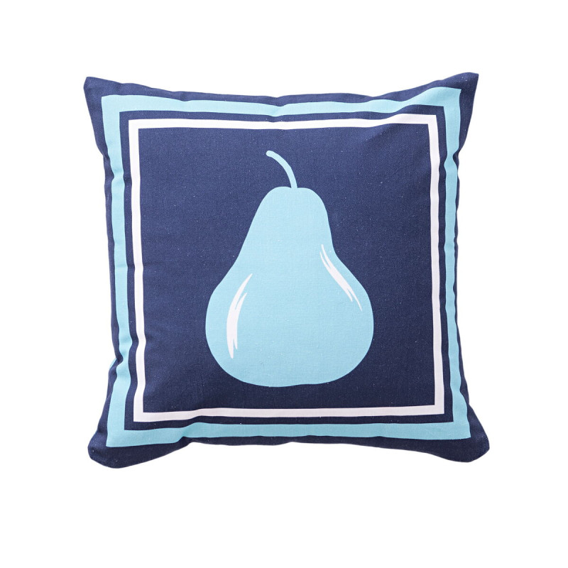 Cojín Benetton Azul Pera 40 x 40 cm Cuadrado Cojín Benetton Azul Pera 40 x 40 cm Cuadrado