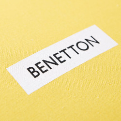 Cojín Benetton Amarillo Blanco Cerezas 40 x 40 cm Cuadrado