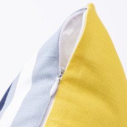 Cojín Benetton Amarillo Blanco Cerezas 40 x 40 cm Cuadrado
