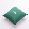 Cojín Benetton Verde Rosa Manzana 40 x 40 cm Cuadrado