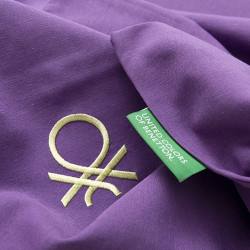 Juego de funda nórdica Benetton Rainbow Verde Morado 63 x 63 cm 2 Pie