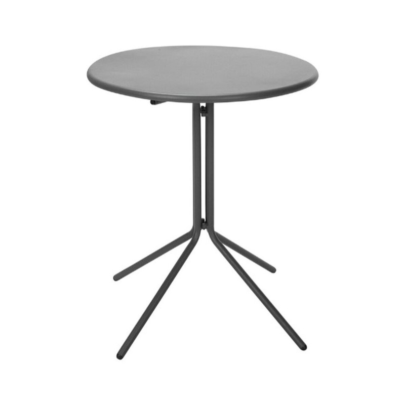 Mesa Plegable Ambiance x99001600 Gris oscuro Ø 58 x 70 cm Mesa Plegable Ambiance x99001600 Gris oscuro Ø 58 x 70 cm