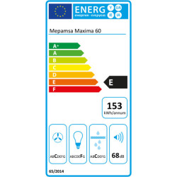 Campana Convencional Mepamsa MAXIMA 60V2 60 cm Acero