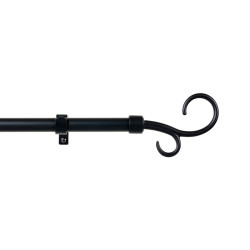 Barra para Cortinas Stor Planet Cintacor Bastón 160-300 cm Negro Meta