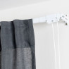 Riel para cortinas Stor Planet Cintacor Extensible Reforzado Blanco 70