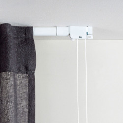 Riel para cortinas Stor Planet Cintacor Extensible Reforzado Blanco 70