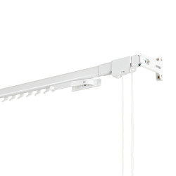 Riel para cortinas Stor Planet Cintacor Extensible Reforzado Blanco 12