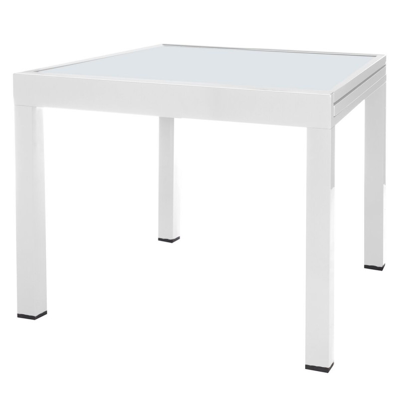 Mesa Extensible Thais 90 x 90 x 74 cm Aluminio Mesa Extensible Thais 90 x 90 x 74 cm Aluminio