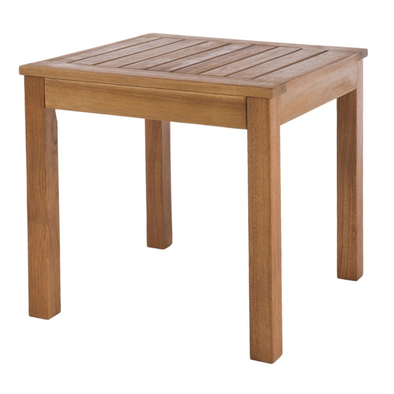 Mesa auxiliar Nina Natural 40 x 40 x 40 cm Acacia Mesa auxiliar Nina Natural 40 x 40 x 40 cm Acacia