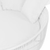 Tumbona Dido 160 x 160 x 76 cm Redondo Blanco