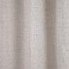 Cortina Beige Poliéster Plata 100 % algodón 140 x 260 cm