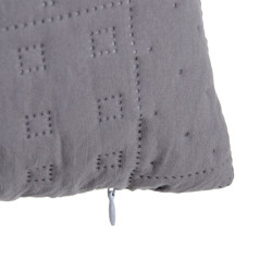 Cojín Gris 60 x 60 cm Cuadrado