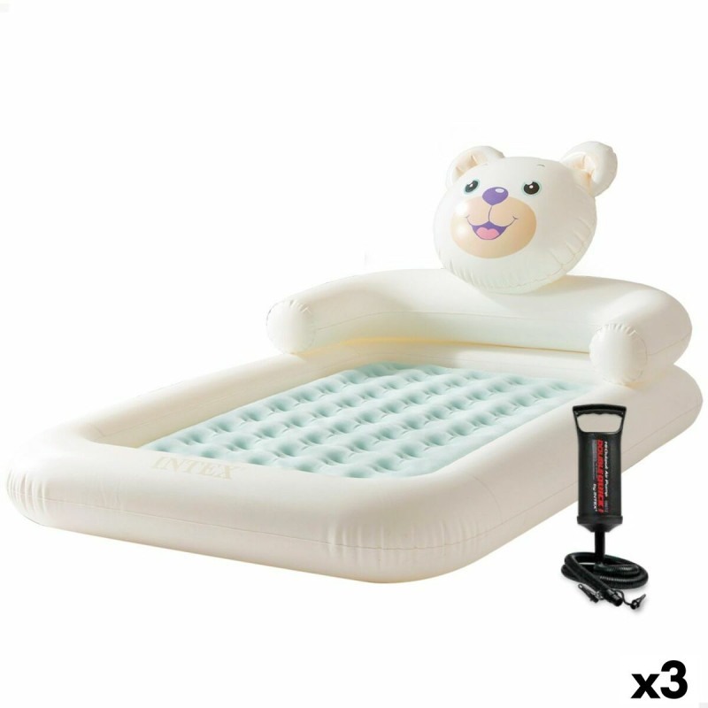 Cama Hinchable Intex Junior Oso 114 x 10 x 178 cm 3 Unidades Cama Hinchable Intex Junior Oso 114 x 10 x 178 cm 3 Unidades