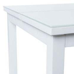 Mesa de Comedor Agnes 120 x 60 x 48,5 cm Aluminio