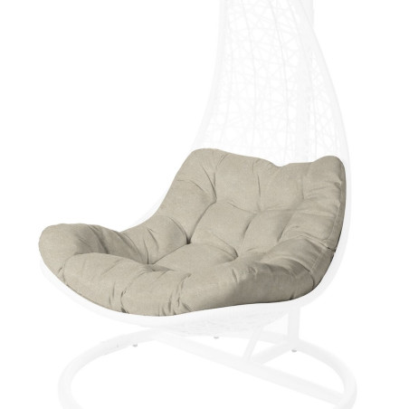 Cojín para sillas Niva 100 x 70 x 15 cm Beige