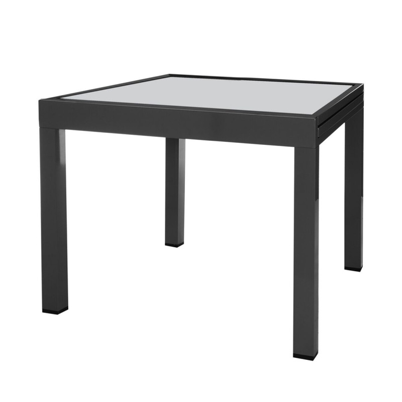 Mesa Extensible Thais 90 x 90 x 74 cm Aluminio Mesa Extensible Thais 90 x 90 x 74 cm Aluminio
