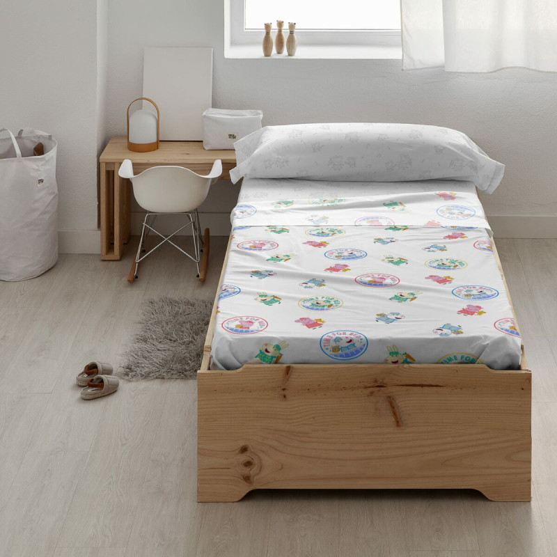 Funda Nórdica Peppa Pig Sea Multicolor 175 Hilos 140 x 200 cm Funda Nórdica Peppa Pig Sea Multicolor 175 Hilos 140 x 200 cm