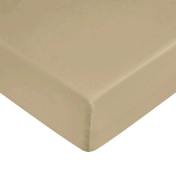 Sábana Bajera Ajustable Decolores Liso Taupé Cama de 105 Liso