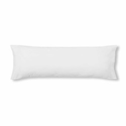Funda de almohada Decolores Liso Blanco 175 Hilos 45 x 125 cm