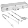 Kit de Utensilios para Barbacoa con Maletín Acero Inoxidable 37 x 10