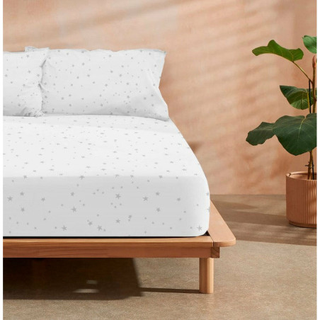 Sábana Bajera Ajustable Decolores Constelaciones Multicolor Cama de 1