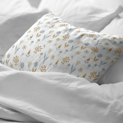 Funda de almohada Decolores Alkamar Multicolor 175 Hilos 65 x 65 cm