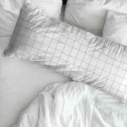 Funda de almohada Decolores Bretaña Multicolor 175 Hilos 45 x 110 cm