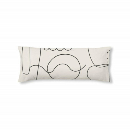 Funda de almohada Decolores Liso Burdeos 175 Hilos 80x80cm