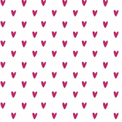 Funda de almohada Decolores Corazones Multicolor 175 Hilos 65 x 65 cm